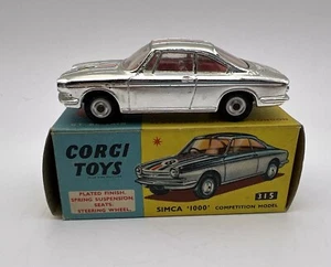 Corgi 315 Simca 1000 Competition. Excellent in good original box - Picture 1 of 10