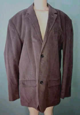 Mens Old Navy Brown Cotton Sport Coat Jacket Size XL - Image 1 of 4