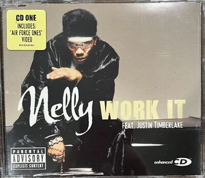Nelly Feat Justin Timberlake Work It 4trk EU Import CD 2003 Universal - Picture 1 of 2