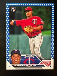 2023 Topps Factory Set Blue Stars #56 Jermaine Palacios PR: 299 Twins - Picture 1 of 2