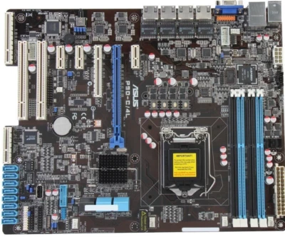 Placa Base De Servidor ASUS P9D-C/4L SOCKET H3 1150 DDR3 ATX Intel C224 14x SATA - Imagen 1 de 4