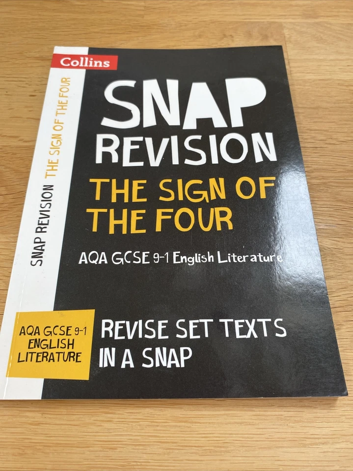 GCSE AQA (9-1) Collins Snap Revision The Sign of the Four A5 Revision Guide - Image 1 of 1