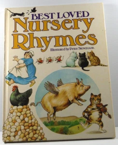 Best Loved Nursery Rhymes by Peter Stevenson 1989 Large Vintage Children's book - Picture 1 of 16