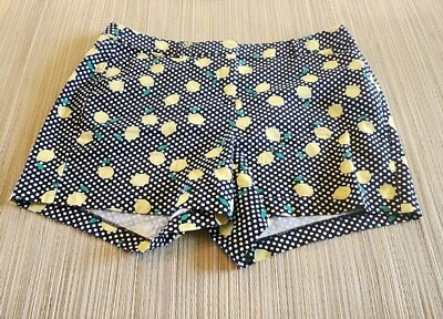 Pantalones Cortos Chinos Lane Bryant Negro Blanco Lunares Limones Para Mujer 18 Usados Usados en Excelente Condición Foto 1 de 4