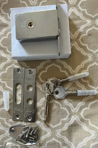 Security Cross Key Deadbolt Lock for FURNITURE CABINET & LOCK KEYS Cover