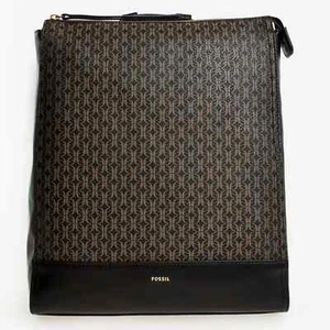 Brand New Fossil Elina Backpack RRP £209 Black/Brown - Picture 1 of 12