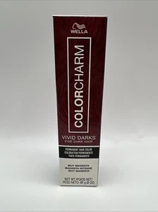 Wella ColorCharm Vivid Darks Permanent Hair Color Muy Magenta 1 Pack - Picture 1 of 5
