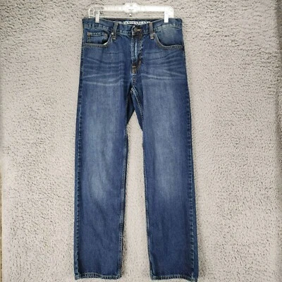 Old Navy Jeans Mens 32x34 Dark Wash Cotton Mid Rise Straight - Image 1 of 4