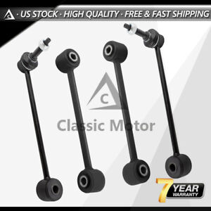 Front Rear Stabilizer Sway Bar End Links for 2PC Jeep Grand Cherokee 2005-2010
