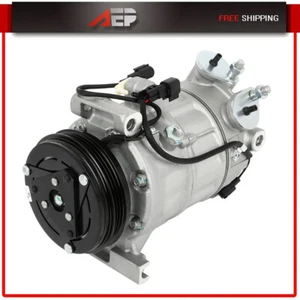 AC A/C Compressor for Volvo S60 V60 Cross Country 2.5L XC60 XC70 2.5L 2013-2016 - Picture 1 of 9