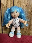 Vintage 2001 Mattel Fisher Price Doll 7 1/4" Blue Hair COLOR ME CUTIES Paige GUC