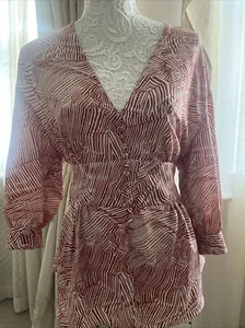 BNWOT TOPSHOP Blouse Size 14 - Picture 1 of 12