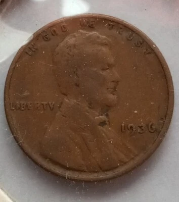 1936 P Lincoln Wheat Penny 1C One Cent Coin Circulated But Nice FREE SHI - Image 1 of 4