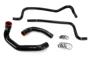 Radiador de silicona negro HPS + manguera de calefacción para Jeep 02-06 Wrangler TJ 4.0L LHD - Imagen 1 de 4