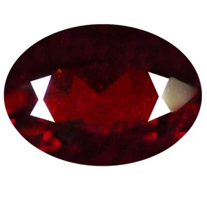 Espléndida piedra preciosa natural espesartina roja naranja de 1,90 quilates con forma ovalada (9 x 6 mm) - Imagen 1 de 1
