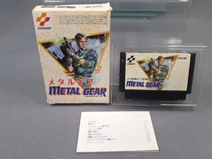 NINTENDO FAMICOM Metal Gear Japan Version Boxed - Picture 1 of 8