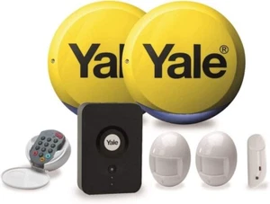 Kit de alarma WiFi inteligente habilitado para aplicaciones Yale BHSA6610 (sirena redonda) nuevo sellado - IVA - Imagen 1 de 18