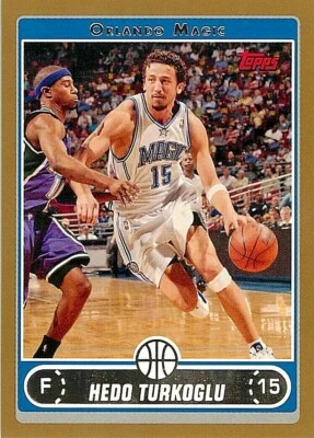 2006-07 Topps Gold #213 Hedo Turkoglu Magic/500 Foto 1 de 2