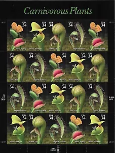 US Carnivorous Plants 34c Stamp Scott #3528-3531 - Picture 1 of 1