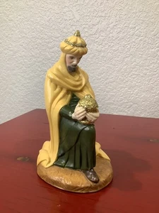 DE COLECCIÓN MOLDE HOLANDÉS Belén Arrodillado Hombre Sabio Rey Cerámica 1982 ~BONITO~ - Imagen 1 de 7