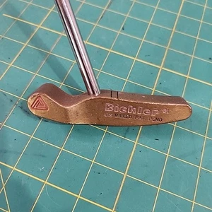 Bickler 21 Brass Blade Putter Golf Club RH 31.5" Steel Shaft USA Vintage Rare - Picture 1 of 19