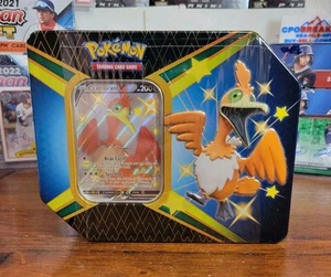 Pokemon Shining Fates Tin Cramorant V Sealed SHIPS Right Away Fate Packs Bird ! - Picture 1 of 9