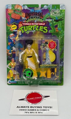 Figura Monstruos Tortugas Novia de Frankenstein 1994 Abril Sin usar, en caja TMNT De Colección NUEVA Foto 1 de 2