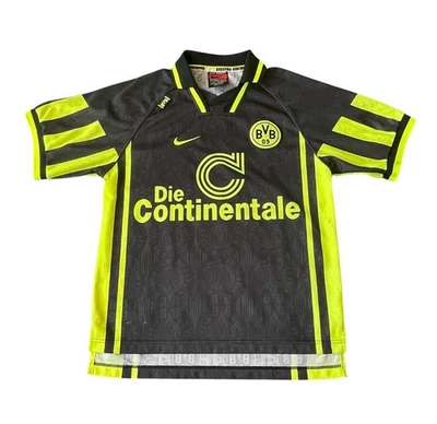 Vintage Nike Borussia Dortmund 1996/97 Away Football Kit (M) - Image 1 of 4