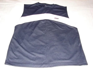 FILA Herren ärmelloses Hemd - Large - blau/weiß - neu ohne Etikett - Bild 1 von 1