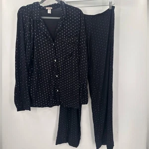 Eberjey Black Moon Pyjama Medium MÄNGEL - Bild 1 von 5