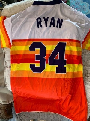 Nolan Ryan #34 T-shirt Adult  XL Houston Astros - Image 1 of 4