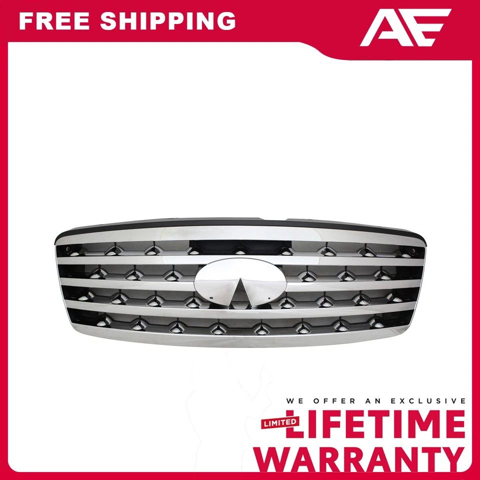 Rejilla delantera negra para Infiniti FX35 2006-2008 Foto 1 de 1