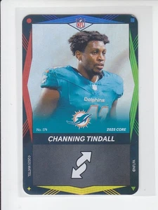 NFL UNO Elite CHANNING TINDALL Wild Red Blue Green Yellow SSP Foil Dolphins #174 - Picture 1 of 2