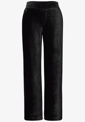 Street One Pant Jersey Cord Straight Nero - Taglia 36 Abbigliamento Donna - Imagen 1 de 2