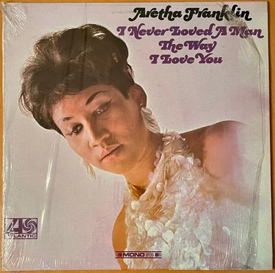 ARETHA FRANKLIN I Never Loved a Man  ATLANTIC 1967 MONO LP Shrink  RARE  VG - Image 1 of 2