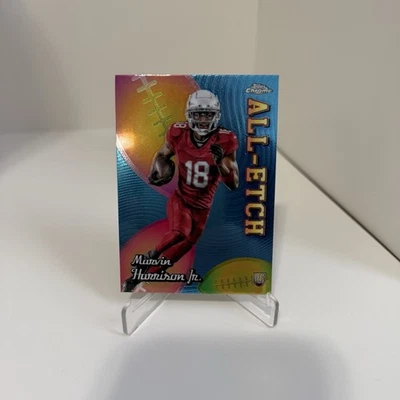 Fútbol americano cromado Topps 2024 - All-Etch Marvin Harrison Jr. #CAE-MH novato (RC) Foto 1 de 2