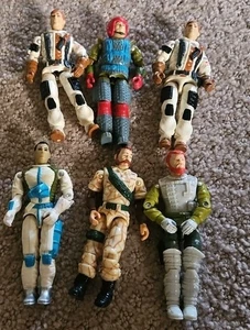 Vintage 80er Jahre G.I. Joe 3,75" Konvolut 6 ARAH Actionfiguren  - Bild 1 von 6