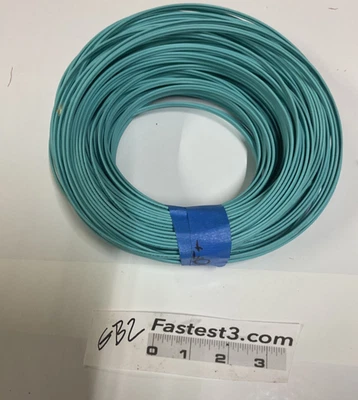 Corning  M5 200ft Multimode Tight Buffered Plenum Zipcord, 2-Fiber, OM3, Aqua - Image 1 of 3