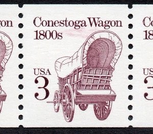 2252 3c Conestoga Wagon light ink smear MNH - Picture 1 of 2