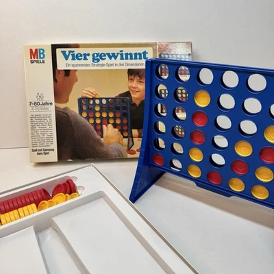 VIER GEWINNT MB Spiele 1975 Spiele Klassiker TOP Zustand Retro Version - Bild 1 von 4
