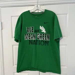 Nike University of North Texas UNT 'We are Mean Green' T Shirt Mens Green Xl - Picture 1 of 4