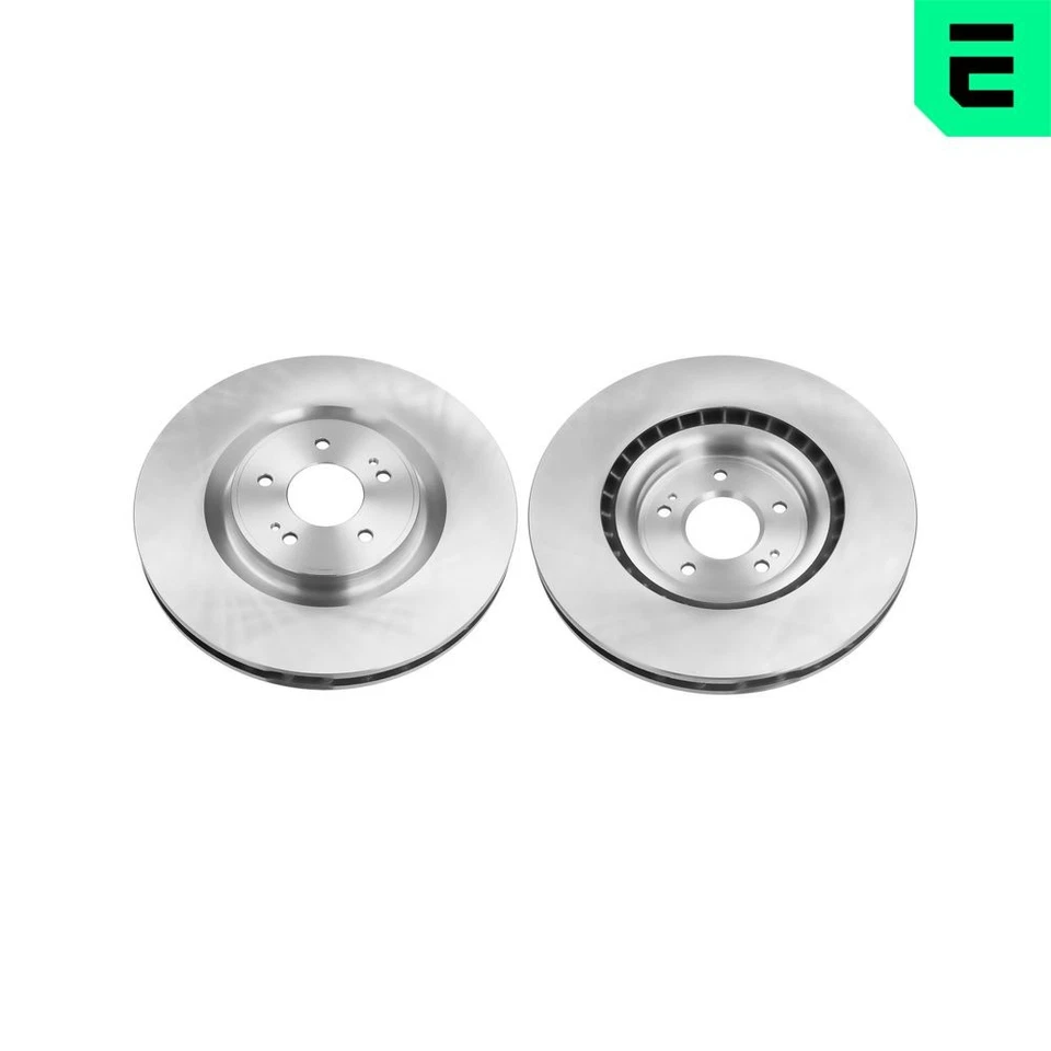 OPTIMAL 2x Bremsscheibe Ø350mm vorne belüftet für Mitsubishi Lancer VIII EVO X - Bild 1 von 1