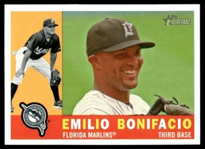 2009 Topps Heritage Emilio Bonifacio Florida Marlins #564 - Image 1 of 2
