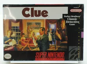 Clue Super Nintendo SNES - Sealed H Overlap - 1992 - Picture 1 of 10