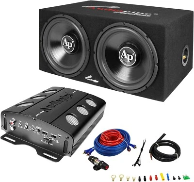 Kit Amplificador Combo Super Bass Audiopipe APSB-1299PP CAJA ABIERTA Foto 1 de 4