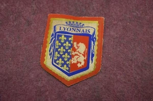 ANCIEN ÉCUSSON BISCOTTE GRECOIRE BLASON RÉGION LYONNAIS VILLE LYON CPA - Imagen 1 de 1