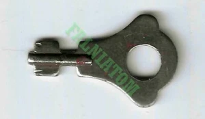 Llave esqueleto broca plana de doble cara vintage - aproximadamente 1" de largo - Imagen 1 de 1