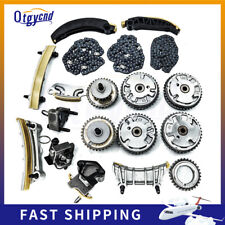 Complete Kit Timing Chain+ 4VVT Cam Phaser Int& Exh For 3.0 3.6l Equinox CTS SRX