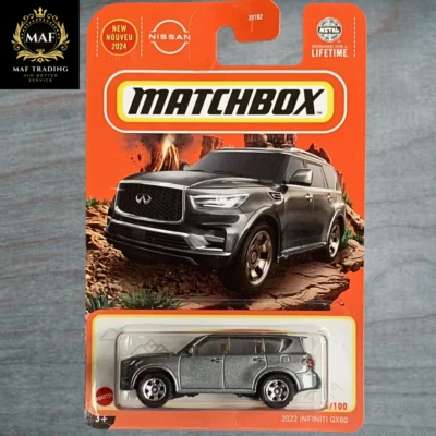 Matchbox ∣ 2022 Infiniti QX80 Grey #33 Basic Mainline 2024 ∣ Diecast New Collect - Immagine 1 di 2