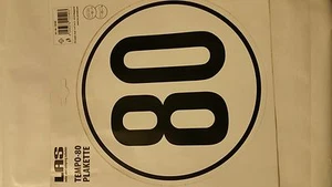 Tempo 80 Sticker - Picture 1 of 1